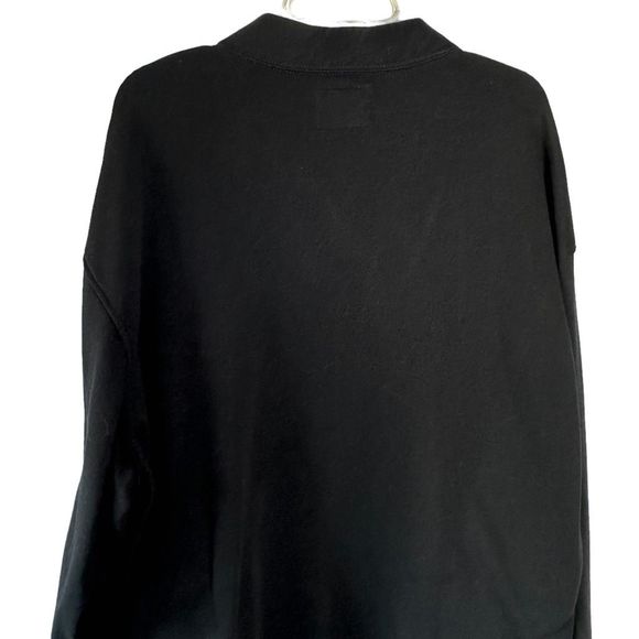 Old Navy Women’s XL Oversized V-Neck Button Front Black Cardigan Sweater - Picture 8 of 10